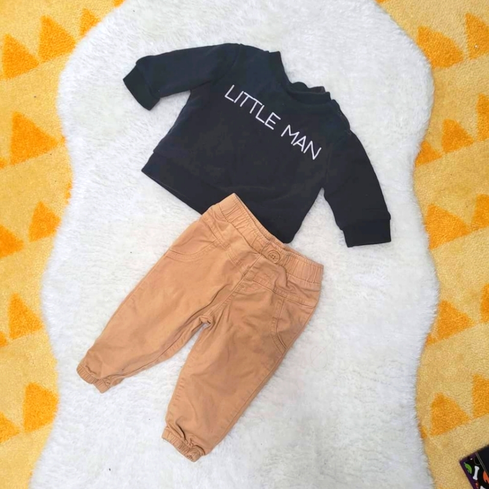 Little man sweater and pants